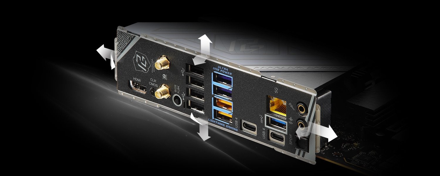 Flexible Integrated IO Shield